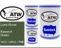 Preview: Land-Rover, Keswich Green, 1CC / HFU / 799: 500ml Lackdose + 500ml Klarlack + 250ml Härter - Set, von ATW Autoteile West.